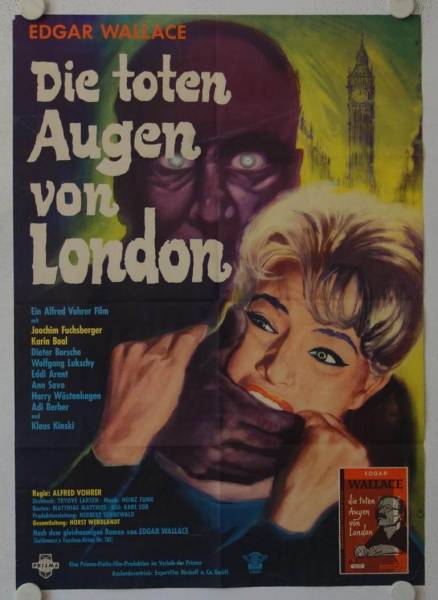 Die toten Augen von London originales deutsches Filmplakat